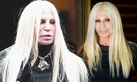 donatella versace show 2016|donatella versace without make up.